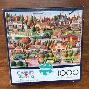 Buffalo David Bitton Labor Day in Bungalowville Puzzle